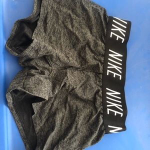 grey nike shorts